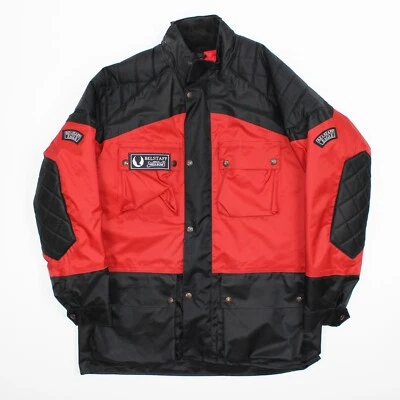 Belstaff Eagle Motorcycle Jacket Red Nylon Driza-Bone Ausralia Men's Size Medium - Image 1 of 4