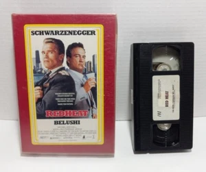Rare Red Heat 1988 VHS Erol's Video Club Rare Comedy/Action - READ - Not Working - Picture 1 of 10
