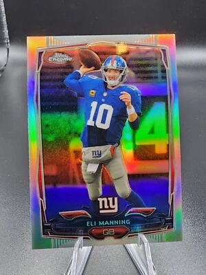 2014 Topps Chrome #93 Eli Manning Refractor - Image 1 of 4