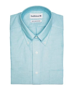Saddlebred Herrenhemd 15,5 34/35 hellblau Knopfleiste Langarm NEU - Bild 1 von 2