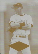 1997 Pinnacle Luis Castillo Press Plate 1/1 Florida Marlins World Series SCARCE