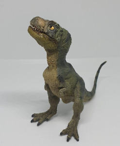 RARE Papo Green Baby Tyrannosaurus Rex Dinosaur Figure