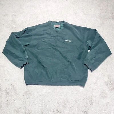 Vtg Colorado Timberline Michigan State Pullover Windbreaker Jacket Men L Green - Image 1 of 4