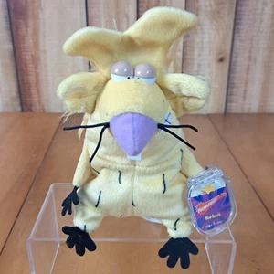 Angry Beavers 1998 NORBERT Norb Plush 7” Nickelodeon Star Bean Original Tag EUC - Picture 1 of 13