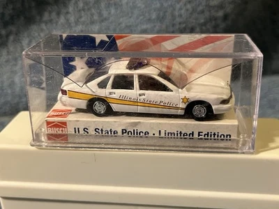 BUSCH HO 1/87 scale Chevrolet Caprice "Illinois State Police" Car NIB - Image 1 of 4