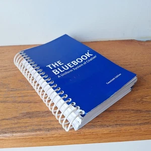 The Bluebook: A Uniform System of Citation, 20th Edition - Spiral-bound - Imagen 1 de 1