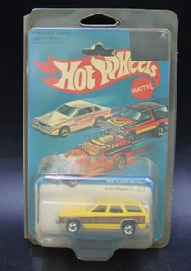 Clipped Card 1981 Mattel Hot Wheels ARIES WAGON #3258 HK Black Wall - Picture 1 of 5