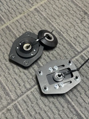 USA Made Adjustable Camber Plates For Porsche 924 944 968 2.5" Springs Coilover - Image 1 of 3