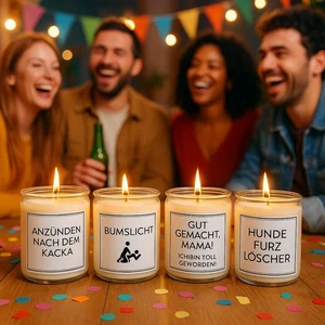 Vela divertida con refrán - Regalo perfecto para cumpleaños, amigos, mamá y compañía - Imagen 1 de 28