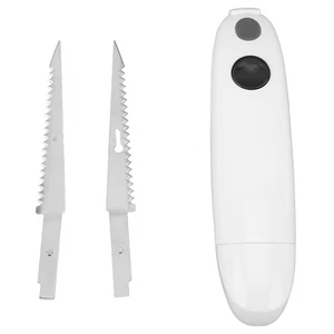 Coltello a Batteria Acciaio Inox Senza Fili Coltello Elettrico a Filetto Portatile - Foto 1 di 23