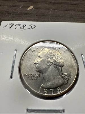1978 D Washington Quarter Circulated Coin - Image 1 of 2