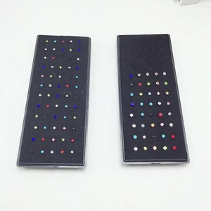  40 Pezzi Borchie Naso Acciaio Inox Piccoli Anelli Gioielli per Donna Gioielli - Foto 1 di 11