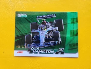 2024 Formula 1 Topps Paddock Pass Lewis Hamilton #36 Green 005/275 Mercedes Car - Picture 1 of 2