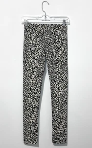 Crewcuts Girls Leggings 14 Cotton Beige Black Animal Print Full Length NWOT - Picture 1 of 4