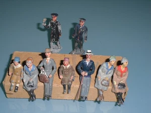 Märklin Spur 0  1  uralt G. Heyde Dresden Bleifiguren Zinnfigur zivil Eisenbahn - Bild 1 von 4