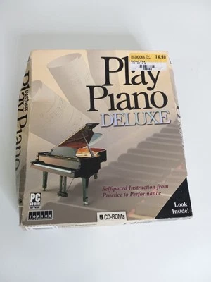 Instant Play Piano Deluxe PC CD-Rom Software 5 CD (Sealed) New Windows - Image 1 of 4