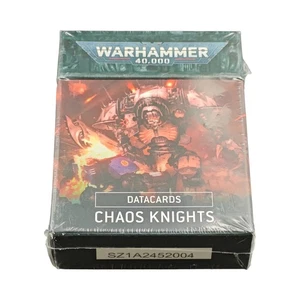 Chaos Knights Datenkarten Sealed Warhammer 40K 9th Edition Stratagems 2022 - Bild 1 von 2