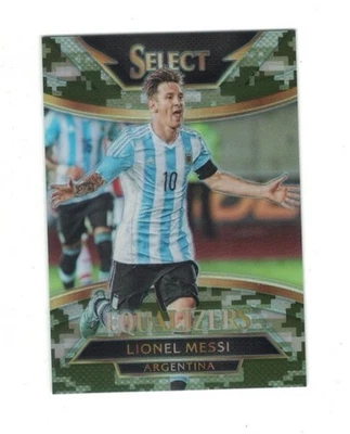 LIONEL MESSI 2015-16 Panini Select CAMO PRIZM REFRACTOR #188/249 Equalizers 1 - Image 1 of 2