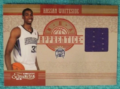 2010-11 Hassan Whiteside Rookie RC Jersey Card Panini Timeless Treasures #64/99 - Image 1 of 2