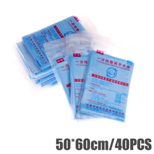 40PCS Disposable Medical Drapes Surgical Towel Non-woven Sterile Sheets 50x60cm - Picture 1 of 11