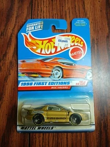 Hot Wheels 1998 First Edition IROC Firebird #653 * RED CARD * BGYE5SP WHEELS * - Bild 1 von 4