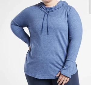 Sudadera con Capucha Atlética Athleta 'Uptempo' Azul Cuello Capucha - Para Mujer Talla XL NUEVA CON ETIQUETAS - Imagen 1 de 1