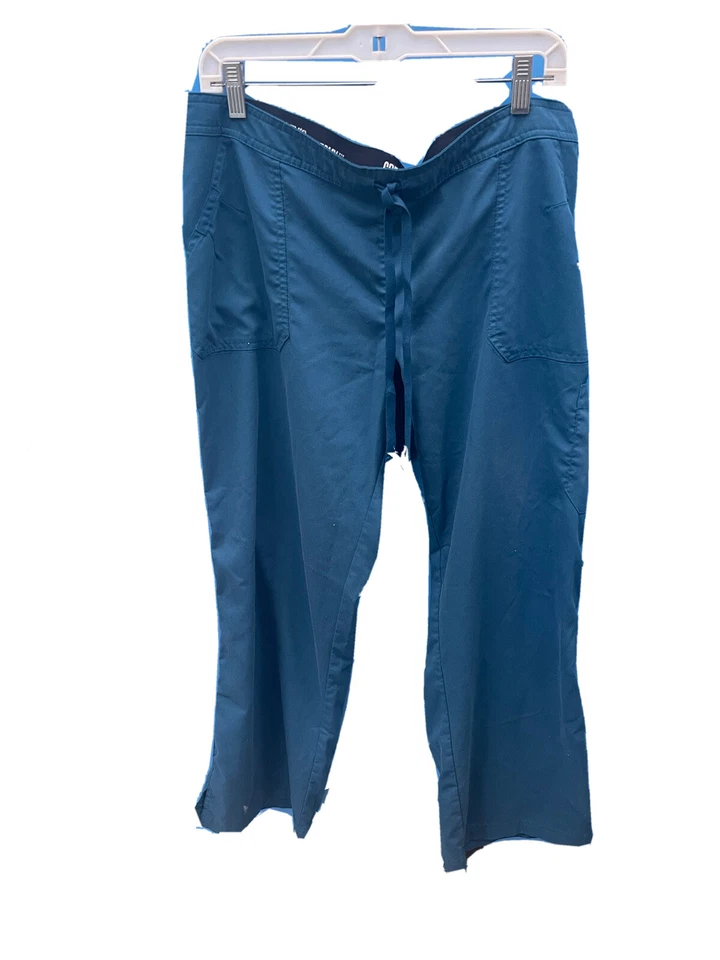 Grey's Anatomy Womens XL Blue Scrub Pants Spandex Stretch Professional Wear - Image 1 of 3