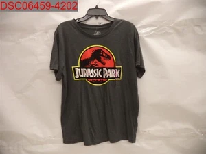 Jurassic Park Men Charcoal T-Rex Logo Athletic Fit T-Shirt XL 193478424512 - Picture 1 of 9