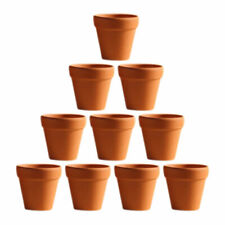 20x 5.5-8cm Terracotta Flower Pot Clay Pottery for Succulent Plants Rose Cactus