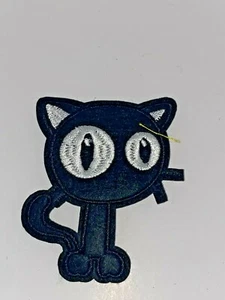 Sew Iron On Patches Embroidery Cloth Stickers Fabric Patches CAT - Picture 1 of 1