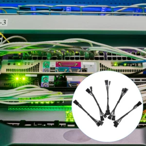 5 Pcs CPU Adapter Cable Fan Extension Cables Motherboard Splitter - Afbeelding 1 van 12