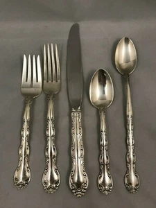 Vajilla de plata esterlina Alvin ""French Scroll"" $24 a $40 por pieza envío gratuito - Imagen 1 de 9
