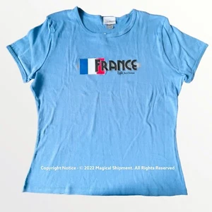 Neu mit Etikett! Disney Parks - Vintage Epcot World Showcase - France Pavilion T-Shirt | L - Bild 1 von 3