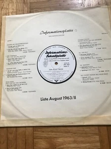 ♫ INFO-LP 1963 Caterina Valente MAGNETS Hildegard Knef MU 38/1 ♫ - Bild 1 von 1