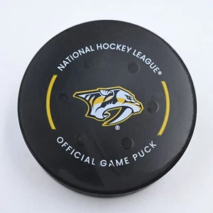 2024-25 Nashville Predators Game Used Pucks - Choose Your Game - Picture 1 of 2
