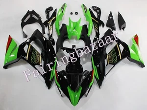 Fit for Ninja 650 ER 6F 2017-2019 Green Black ABS Injection Fairing Kit - Picture 1 of 8
