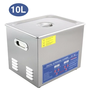 CREWORKS 6L Professional Ultrasonic Cleaner Stainless Steel w/ Heater Timer - Picture 1 of 9