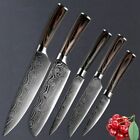 10 Stck Kchenmesser Profi Kochmesser Set Japanisches Damaskus Edelstahl Messer