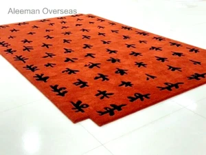 Luxury Handmade Modern Design Hand Tufted Rugs 100% Wool Area Rugs Living Room - Picture 1 of 5