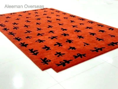 Luxury Handmade Modern Design Hand Tufted Rugs 100% Wool Area Rugs Living Room - Image 1 of 4