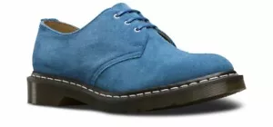 Dr Martens Doc 3 Agujeros 1461 Azul Medio 22232416 Hecho En Inglaterra - Imagen 1 de 5