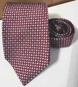 Cravatta Brooks Brothers rossa/blu nuova - Foto 1 di 5