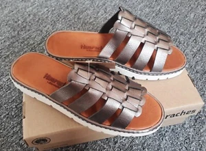 Huaraches by Bearpaw leather sandals, UK4, NEW! - Picture 1 of 15