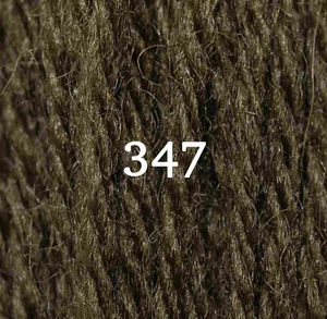 Appleton Crewel Wool - 27 Yd Skein - Mid Olive Green Color 347 - Picture 1 of 1