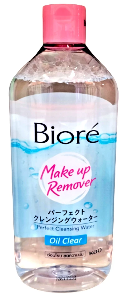 Desmaquillante Biore Agua Limpiadora Perfecta Aceite Transparente Suave reduce la oleosidad Foto 1 de 4