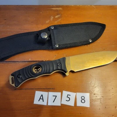 Black Legion Fixed Blade Knife  BV351 Gold - Imagem 1 de 4
