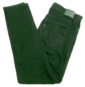 Pantalones de mezclilla ajustados modeladores LEVI's 311 para mujer (talla 29x28) negros 6 bolsillos - Imagen 1 de 4