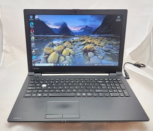 Toshiba Satellite Pro R50-B i3 4th Gen CPU 8GB RAM 256GB SSD WBCM 15.6" Win 10 P - Picture 1 of 11