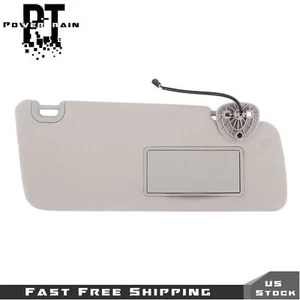 Right Passenger Sun Visor W/Light 2013-2021 For Ram 1500 2013-18 2500 3500 Gray - Picture 1 of 15