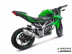 Tubo Escape Kawasaki Ninja 125 / Z125 Silencioso Racing Inox 2019–2024 - Imagen 1 de 2